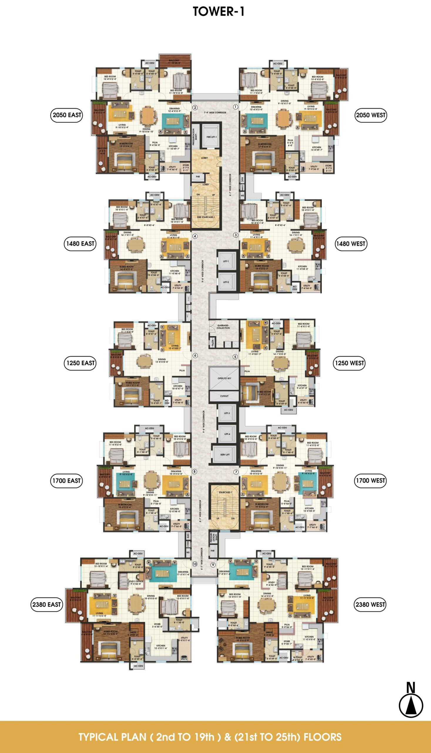 Tower 1 Plan